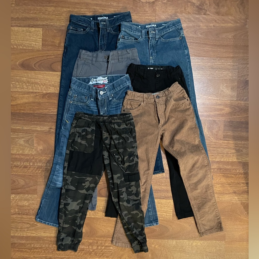 Set of 7 Pants Collection - Various brands and colors